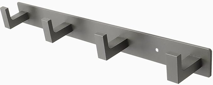 Coat Rack, Heavy Duty Stainless Steel 4 Tri Coat Hook Hanger, Wall Mounted by Vanloory
