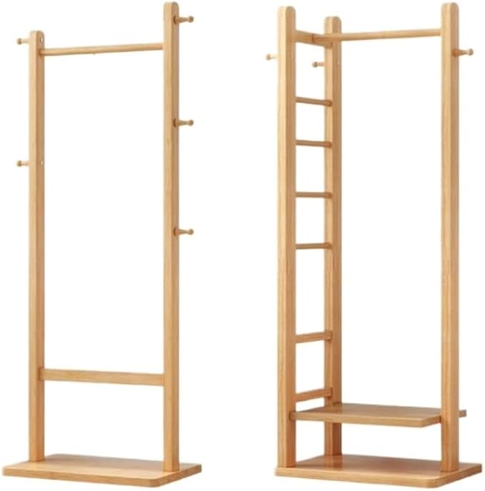 Laundry Rack Coat Rack Floor-Standing Clothes Rack Living Room Household by Unknown