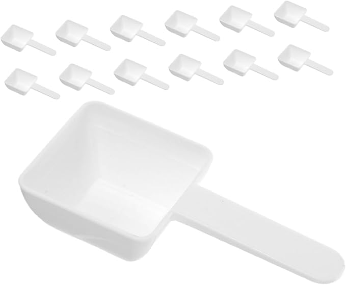 30pcs Plastic Laundry Powder Measuring Spoons Ergonomic Small Scoops Multi Use by CATIEBYE