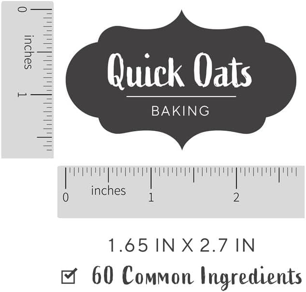 Pantry Labels – 60 Preprinted Easy to Apply Pantry Labels - Image 9