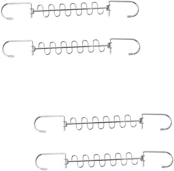 Luxshiny 2sets Space Saving Clothes Drying Rack Multi Hole Hangers by Luxshiny
