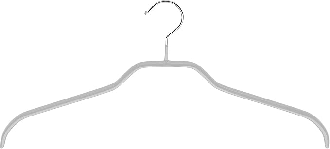 MAWA Reston Lloyd Non Slip Space Saving Wide Width Clothing Hanger, Style 45/F by Mawa