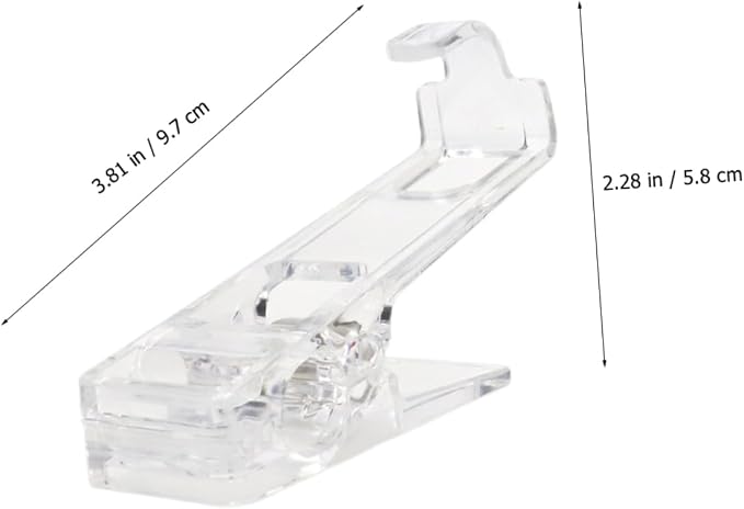 NUOBESTY 40pcs Windproof Laundry Clips Multi-Functional Transparent Clothespins - Image 4