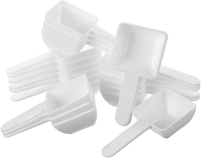 30pcs Laundry Powder Measuring Spoons Set Long Handle Reusable Scoops by Gogogmee
