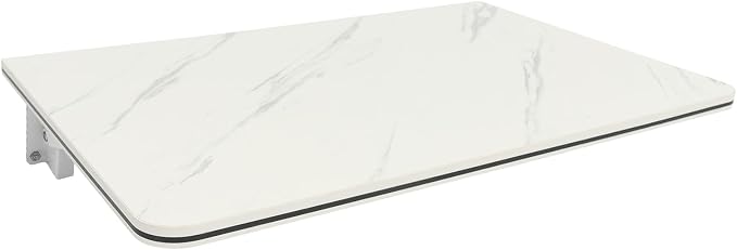 Folding Wall Mount Desk, Floating Computer Desk Fold Down Table by Unknown