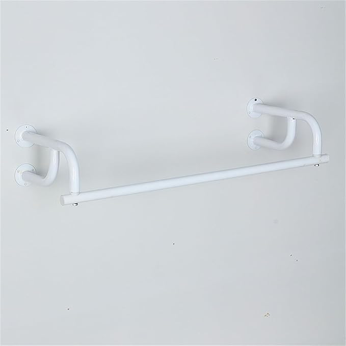 Wall Mounted Clothes Rack, Corner Garment Rod, Clothes Hanging Bar, Industrial by Unknown