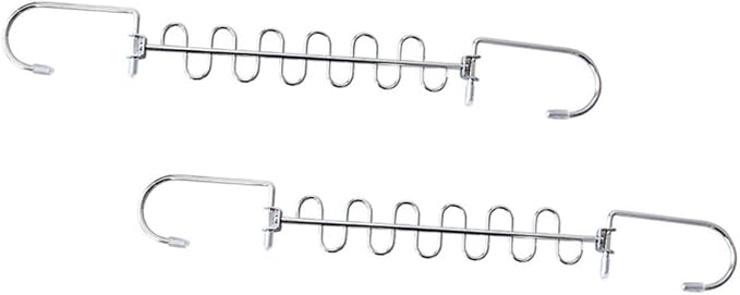 Healifty 1set Multi Hole Clothes Hangers Compact Clothes Drying Rack by Healifty