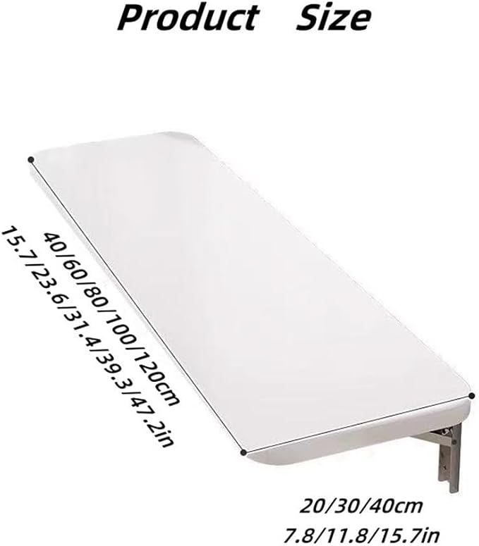 Wall Mounted Desk, Folding Shelf Made of Artificial Board, Laundry Room Folding - Image 2