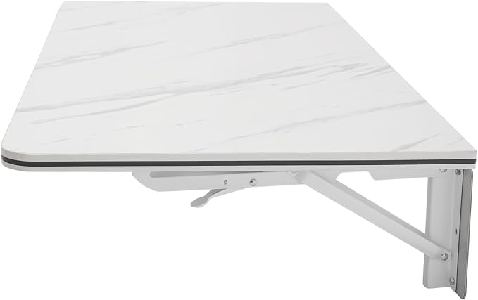 Folding Wall Mount Desk, Floating Computer Desk Fold Down Table by Unknown