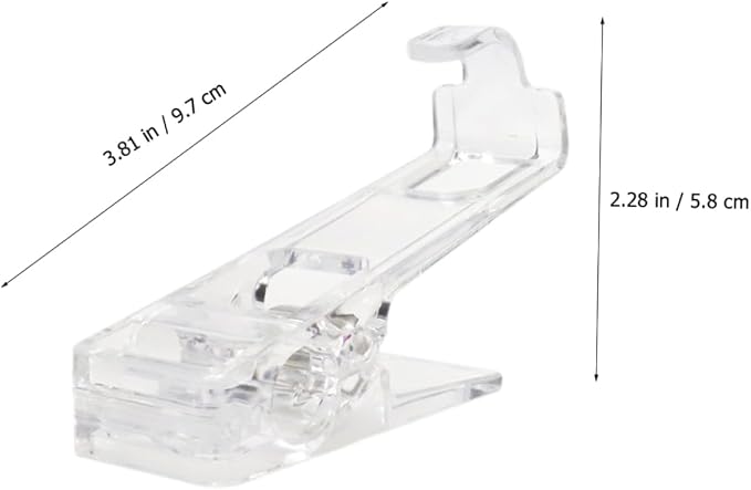 LIFKOME Clothes Pegs for Hanging 8pcs Plastic Laundry Clips Velvet Surface - Image 4