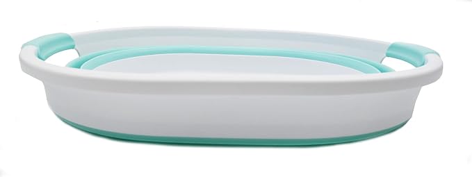 SAMMART 32L Collapsible Plastic Laundry Basket - Image 3