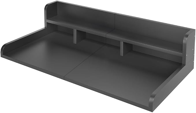 54"x27.5" Washer and Dryer Countertop Shelf, Double-Layer Wooden Laundry Topper - Image 2