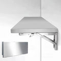 Wall Mounted Folding Table Stainless Steel Laundry Floating Desk Fold Down Wall by Unknown