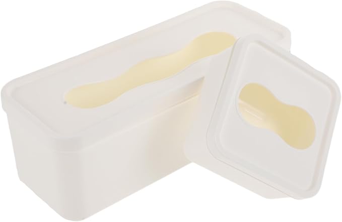 Luxshiny Wall Mounted Garbage Bag Dispenser Storage Box 2pcs Sturdy Plastic by Luxshiny