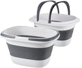 2 Pack Large Collapsible Mop Bucket 4.2 Gallon by Goderewild