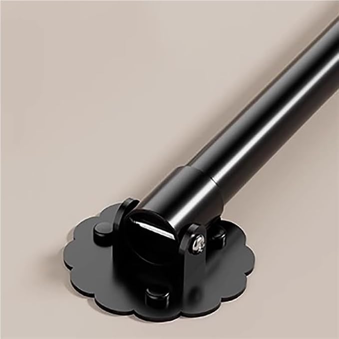Angled Wall Closet Rod Bracket Adjustable Corner Garment Rod, Stainless Support by Unknown
