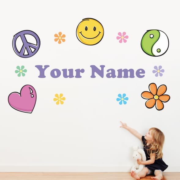 Oliver's Labels Premium Personalized Life Sized Wall Decal by Oliver%27s+Labels