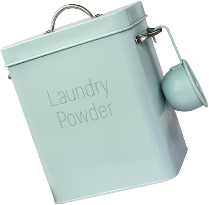 Moisture-proof and Resistant Green Metal Storage Holder and Laundry Powder by Unknown