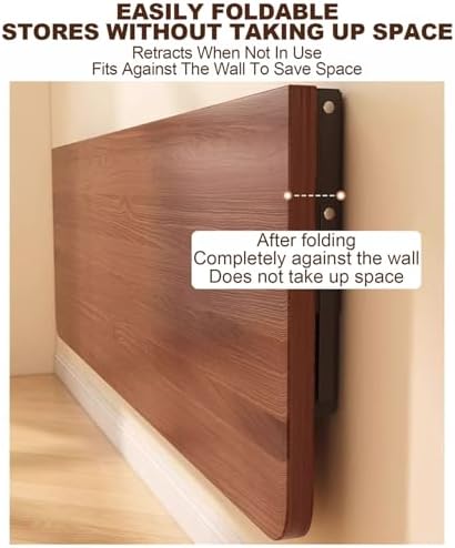 Fold Down Table Wall Mounted Kitchen Table Foldable Wall Table Laundry Folding - Image 5