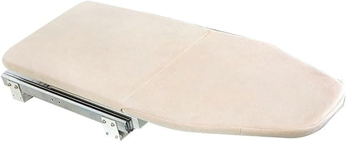 Wall-mounted ironing board, pull-out ironing station, 180° swivel ironing by Unknown