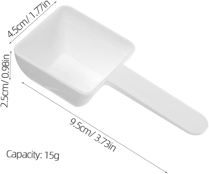 Wakauto 30pcs Plastic Laundry Powder Scoops Capacity Multi Use Measuring Spoons - Image 2