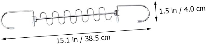 Luxshiny 2sets Space Saving Clothes Drying Rack Multi Hole Hangers - Image 3