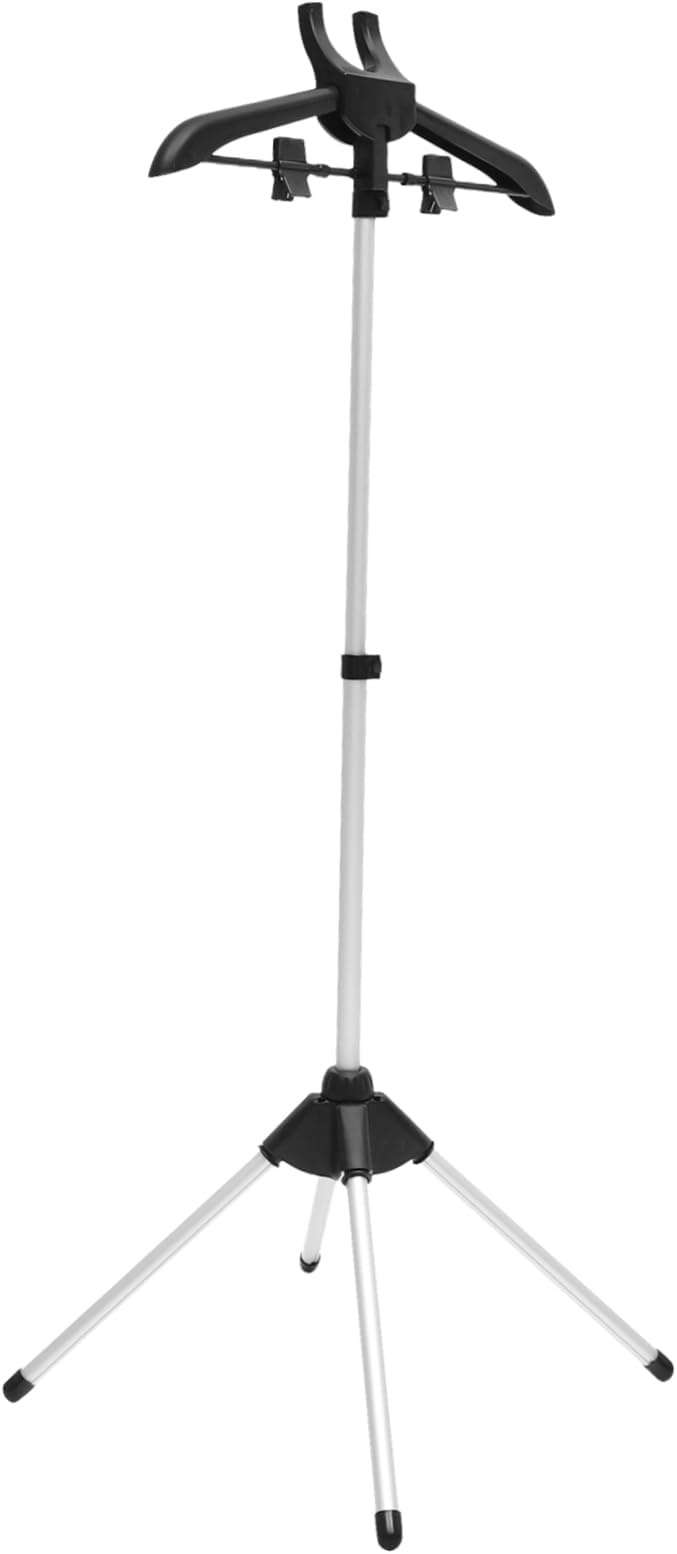 VALICLUD 1Set Foldable Garment Steamer Hanger Stand Adjustable Clothes Drying by VALICLUD