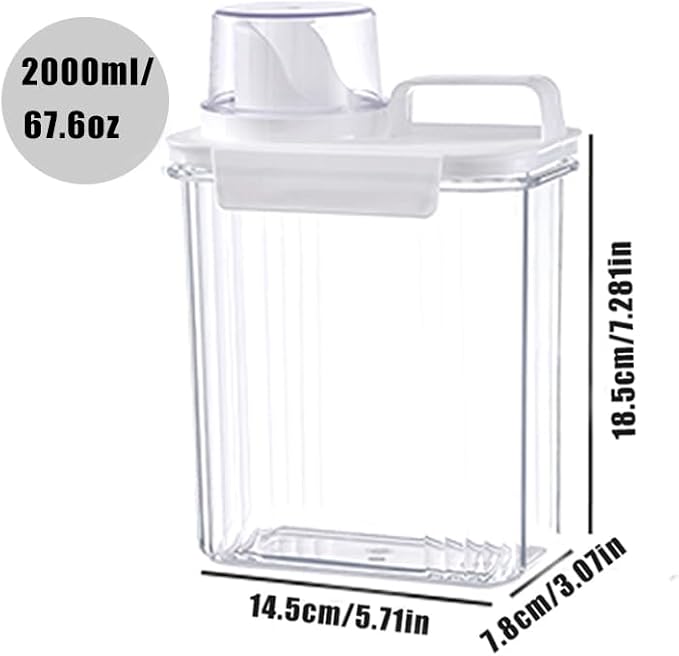 Laundry Detergent Dispenser for Laundry Room Organization and Storage, 2000ml - Image 2