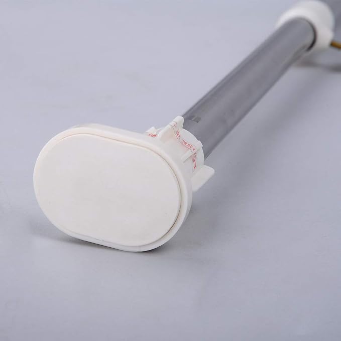 BAOYOUNI Adjustable Shower Window Curtain Tension Rod Oval Head Decorative - Image 6