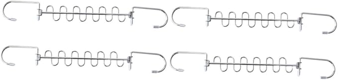 OUNONA 2sets Multi Hole Clothes Hangers by OUNONA
