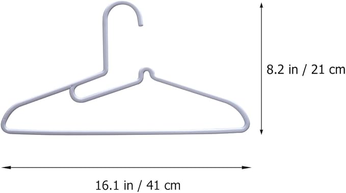 Non-Slip Plastic Coat Hangers Set 15pcs Windproof Clothes Hangers - Image 2