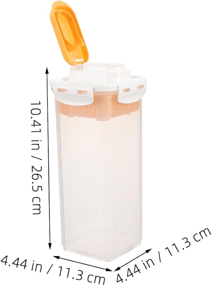 2pcs Sealed Laundry Powder Storage Box Lid Detergent Organizer - Image 8