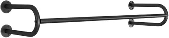Wall-Mounted Garment Rack, Boutique Clothing Stores Display Closet Rod by Unknown