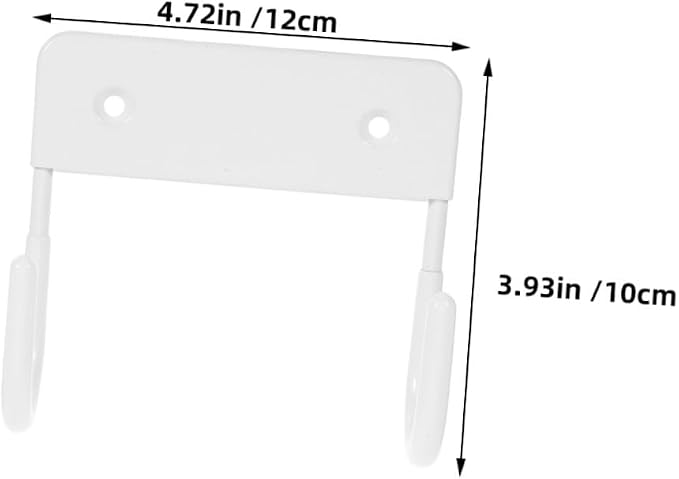 2pcs Wall Mounted Ironing Board Hangers Heavy Duty Iron Hook Organizer - Image 2