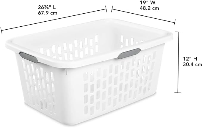 2 Bushel Large Plastic Laundry Basket - Image 5