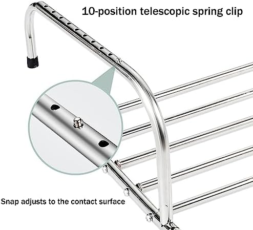 Foldable 7 Bar Clothes Airer Indoor - Image 3