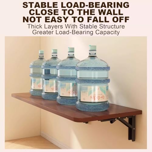 Fold Down Table Wall Mounted Kitchen Table Foldable Wall Table Laundry Folding - Image 3