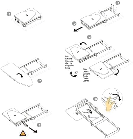 Hiding Ironing Board Foldable Ironing Station in Cabinet - Image 3