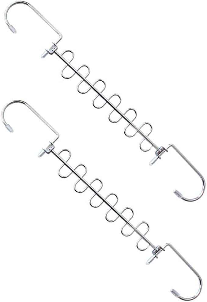 2pcs Multi Hole Clothes Drying Hangers Clothes Rack by HOUDERCO