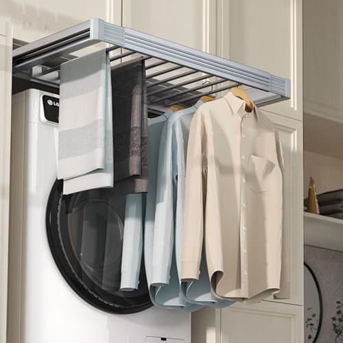 Heavy-Duty Clothes Drying Rack Above Washing Machine - 30kg Capacity Pants - Image 5