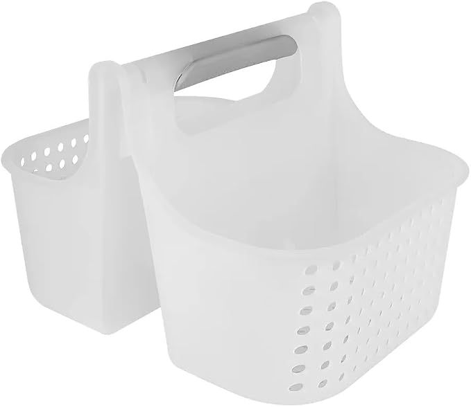 J&V TEXTILES Portable Shower Caddy, Bathroom Organizer Basket, Perfect Size - Image 2