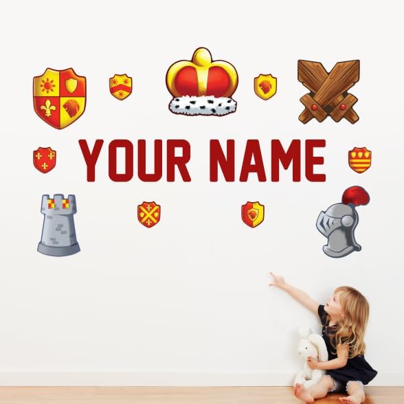 Oliver's Labels Premium Personalized Life Sized Wall Decal by Oliver%27s+Labels