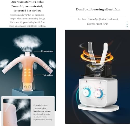 Automatic Steam Iron, Fully Hands-Free Operation, Hot Air Drying System - Image 4