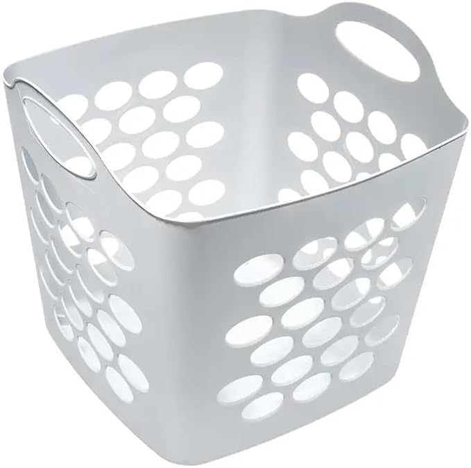 SEDLAV Plastic Laundry Basket, Flexible Hamper, Easy-to-Carry Handles, Easy - Image 3