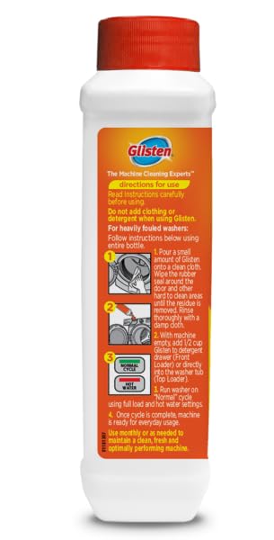 Glisten Washing Machine Cleaner, Helps Remove Odor, and Limescale, Fresh Scent - Image 3