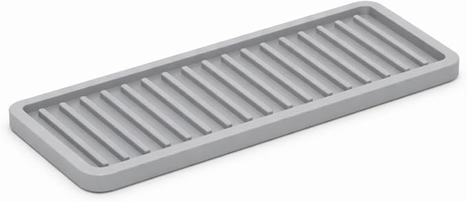 ZAPPOWARE Silicone Kitchen Sink Caddy Sponge Holder 11"x 4.33", Kitchen Soap by ZAPPOWARE