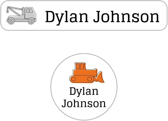 Name Bubbles - Custom Name Tags - Personalized Daycare, & Camp Labels, Iron-On by NameBubbles