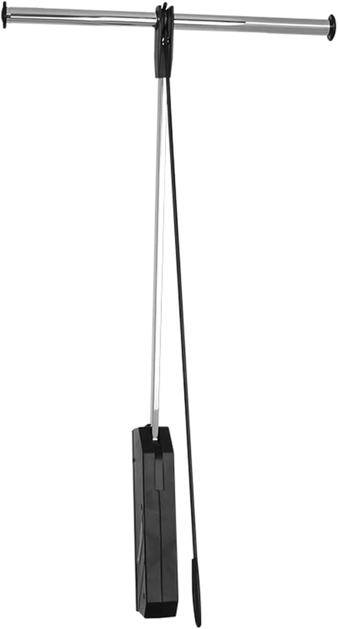 Pull Down Closet Rod- 26 Inch Closet Valet Rod Heavy-Duty Wall/Back Mounted - Image 2