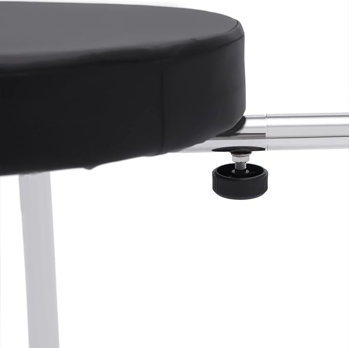 Pedicure Stool with Footrest, Height Adjustable Nail Pedicure Stool Leg Rest - Image 4