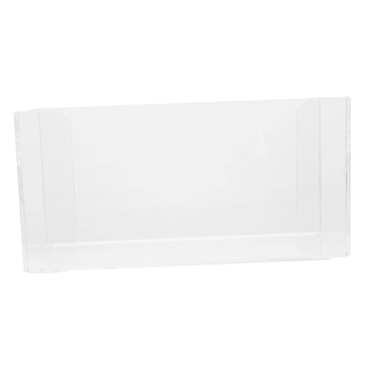 Unomor Acrylic Storage Box Wall-Mounted Tissue Mask Holder Home Storage Box by Unomor